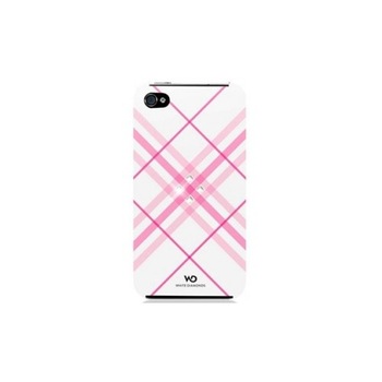 Carcasa White Diamonds iPhone 4/4S Grid Roz Carcasa White Diamonds iPhone 4/4S Grid Roz