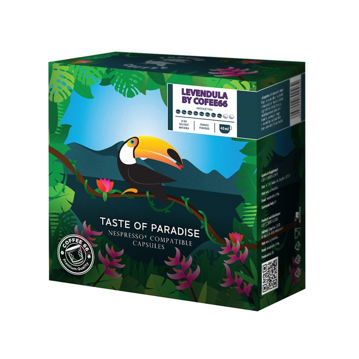 Levendula Nespresso kompatibilis kávékapszula