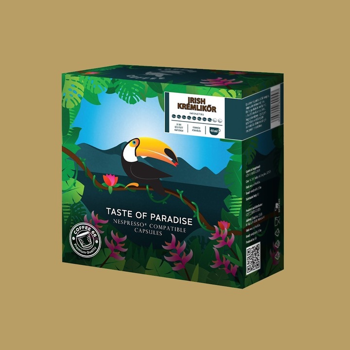 Irish Cream TOUCAN NESPRESSO® KOMPATIBILIS KÁVÉKAPSZULA 20db