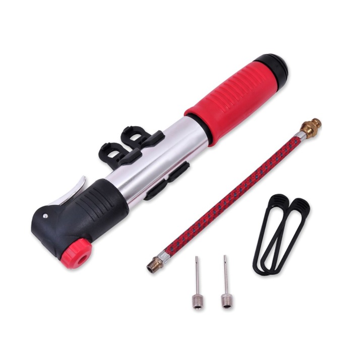 OEM Mini hordozható kézi pumpa kerékpárhoz, motorkerékpárhoz, labdákhoz és felfújható játékokhoz, alumínium