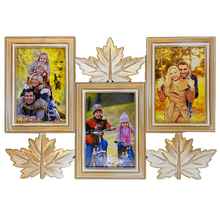 Rama foto colaj TOAMNA, Rhainer, maro, 3 poze 10x15cm