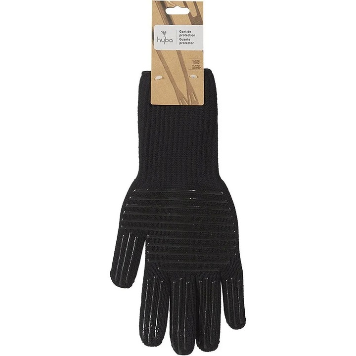 Manusa profesionala de gratar, 36 cm, negru