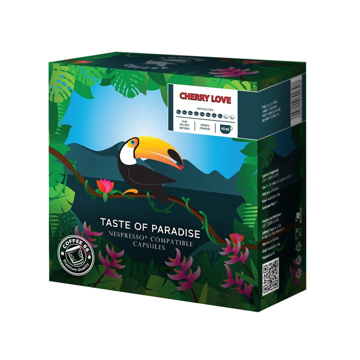 Cherry Love TOUCAN NESPRESSO® KOMPATIBILIS KÁVÉKAPSZULA 20db