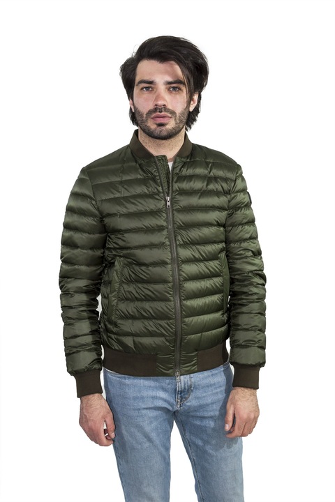 Geaca Bomber cu puf, Artieri, Verde