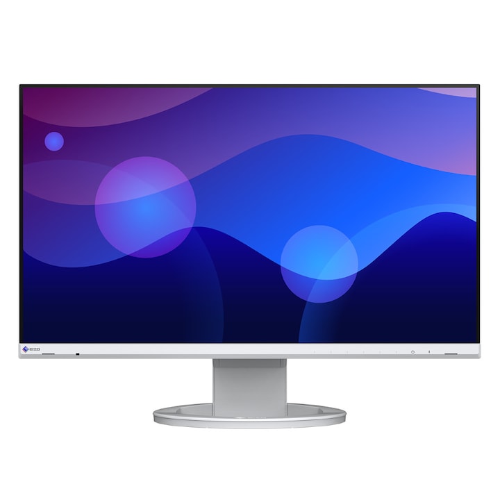 Монитор EIZO EV2480-WT, 23.8 inch IPS LED 1920x1080, 250 cd/m2, 178/178°, USB-C, Display Port, HDMI, USB hub, Auto EcoView, бял EV2480-WT