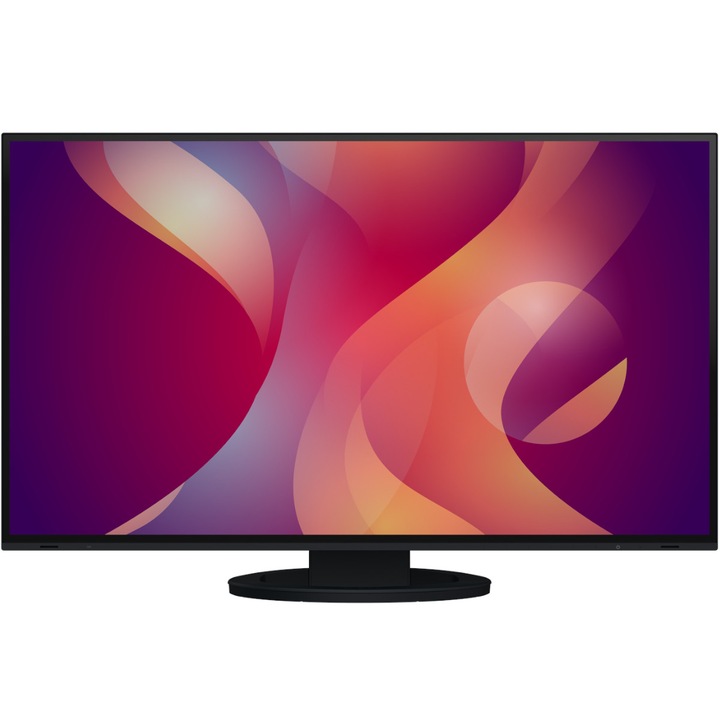 Монитор EIZO EV2795-BK 27 inch, 2K, 2560x1440, 350 cd/m2, 178/178°, IPS, Display Port, HDMI, USB-C, USB hub, Height adjustment, Pivot, черен, KVM Switch, DICOM Mode EV2795-BK