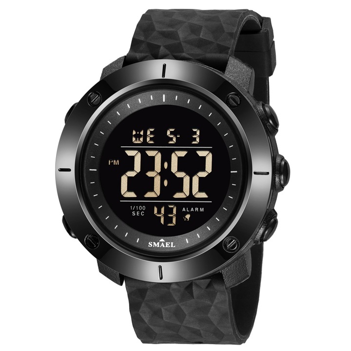 Smael Мъжки часовник Ежедневен спорт Цифров моден хронометър Аларма