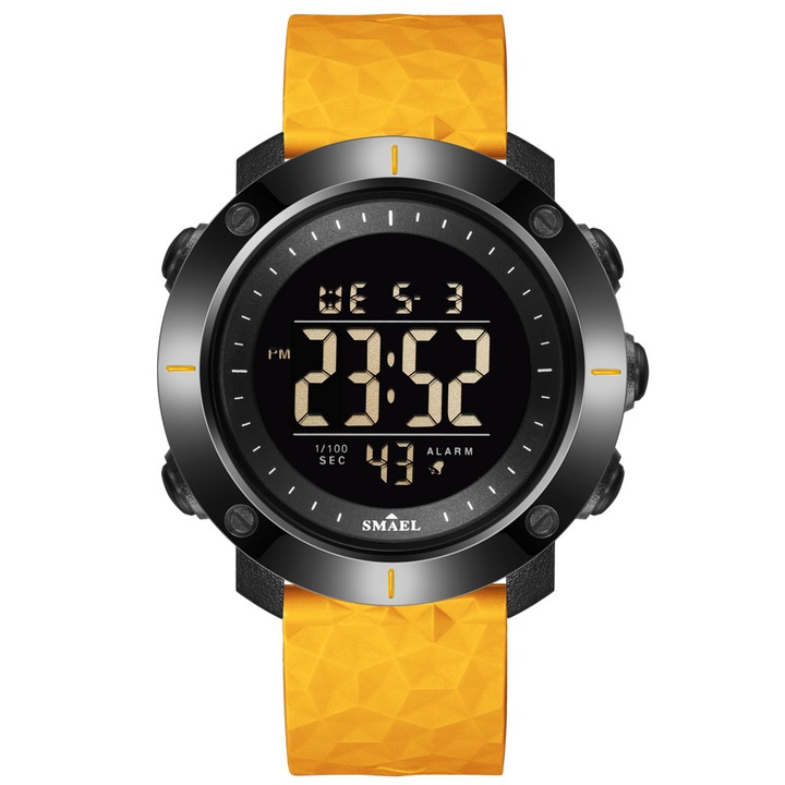 Smael Мъжки часовник Спорт Ежедневен моден Цифров алармен хронометър