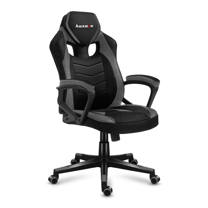 Гейминг стол Huzaro Force 2.5, Seat, Сив