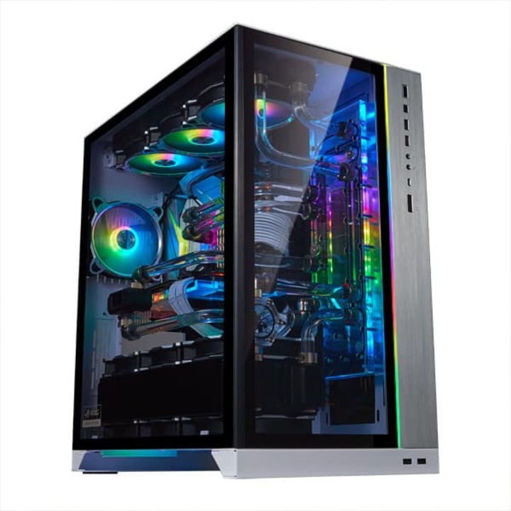 Кутия Lian Li PC-O11 Dynamic XL ROG Certified Mid-Tower, Tempered Glass, Сива