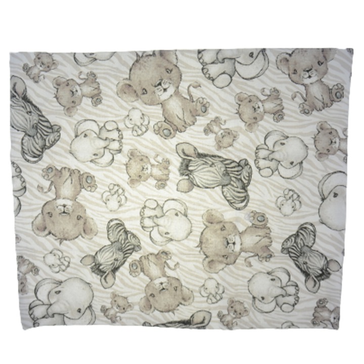 Mini Junior 097543 takaró, vízálló, 50 x 60 cm, fiúknak, szürke