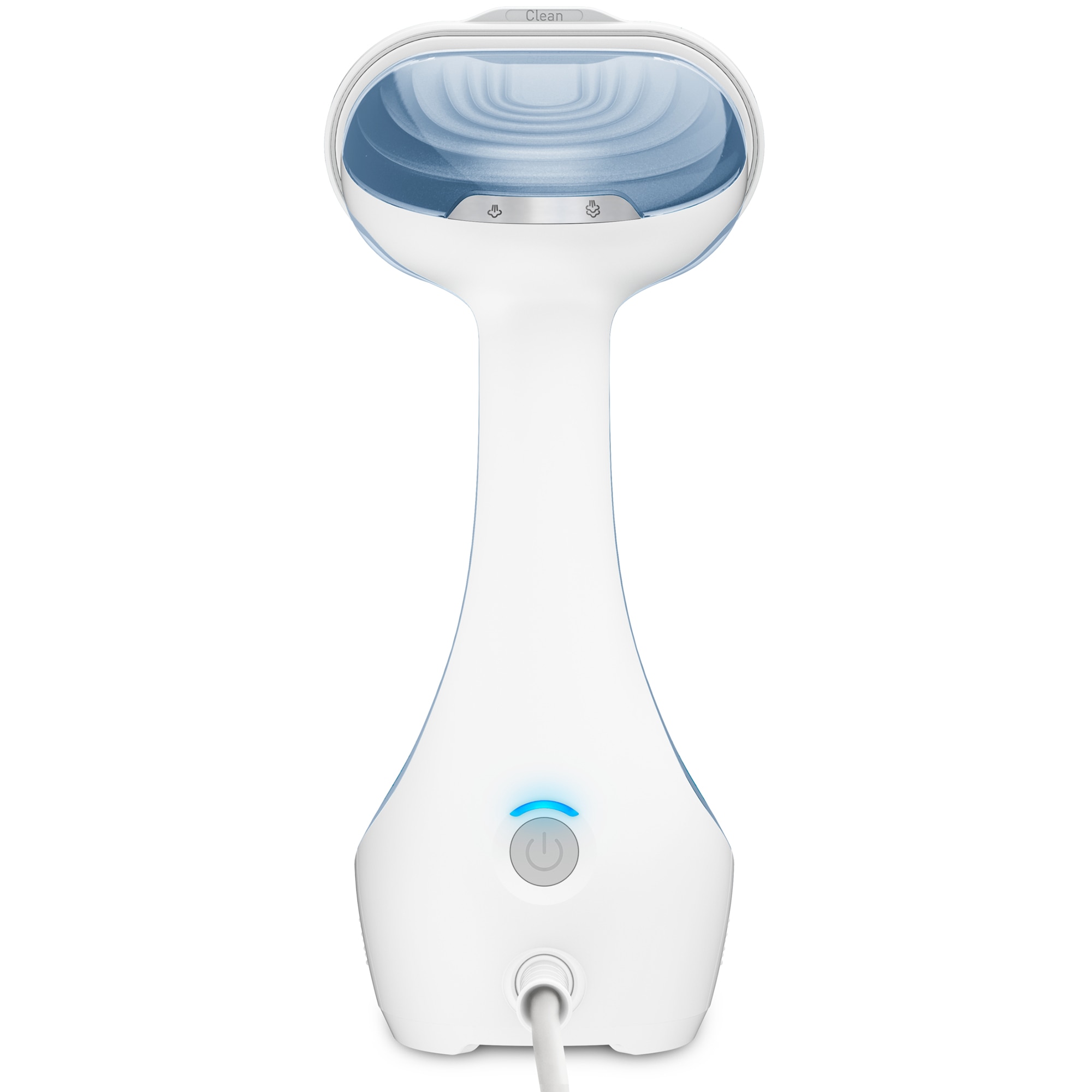 Aparat de calcat vertical cu abur Tefal Pure Tex DT9531E0, 1700W, abur variabil 30g/min, rezervor 200 ml, timp incalzire 25 secunde, cablul 2.5m, alb/ albastru