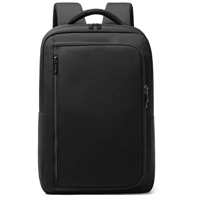 Rucsac laptop 15.6", compact, impermeabil, Escalate, 43x14x28 cm, Negru