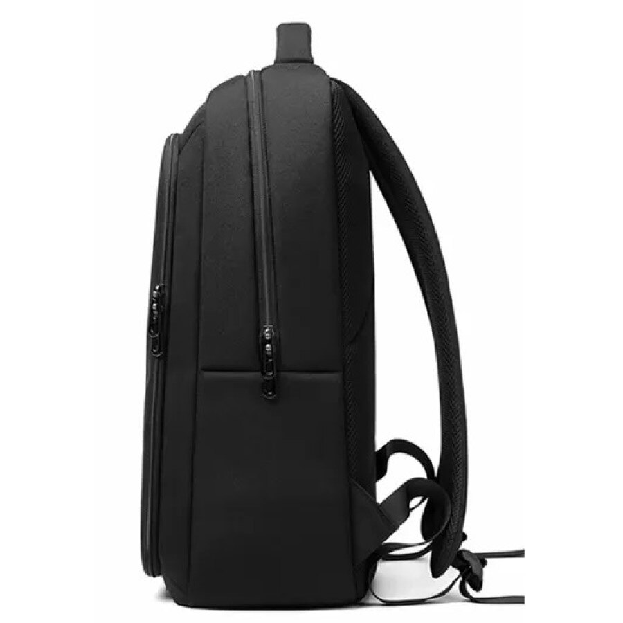 Rucsac laptop 15.6", compact, impermeabil, Escalate, 43x14x28 cm, Negru