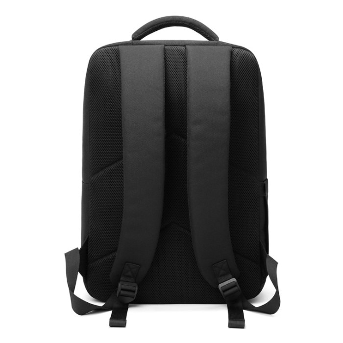 Rucsac laptop 15.6", compact, impermeabil, Escalate, 43x14x28 cm, Negru