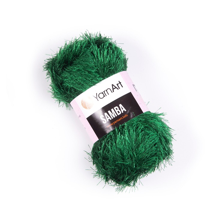 Fir Textil Yarn Art Samba 200, pentru crosetat si tricotat, acril, verde, 150 m