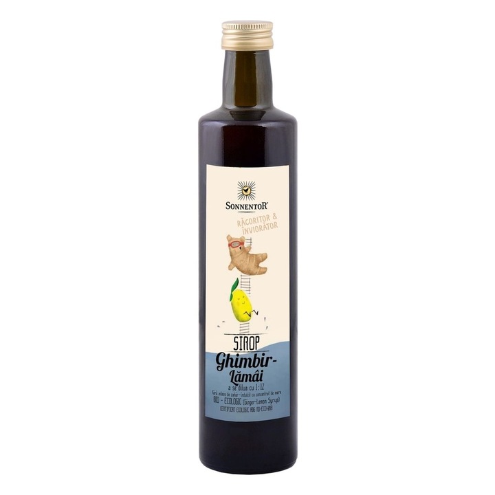 Gyömbér - Citromszirup cukor nélkül 500ml