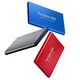 Hard disk extern SSD, Aluminiu, Portabil, USB 3.0, 2TB, Albastru