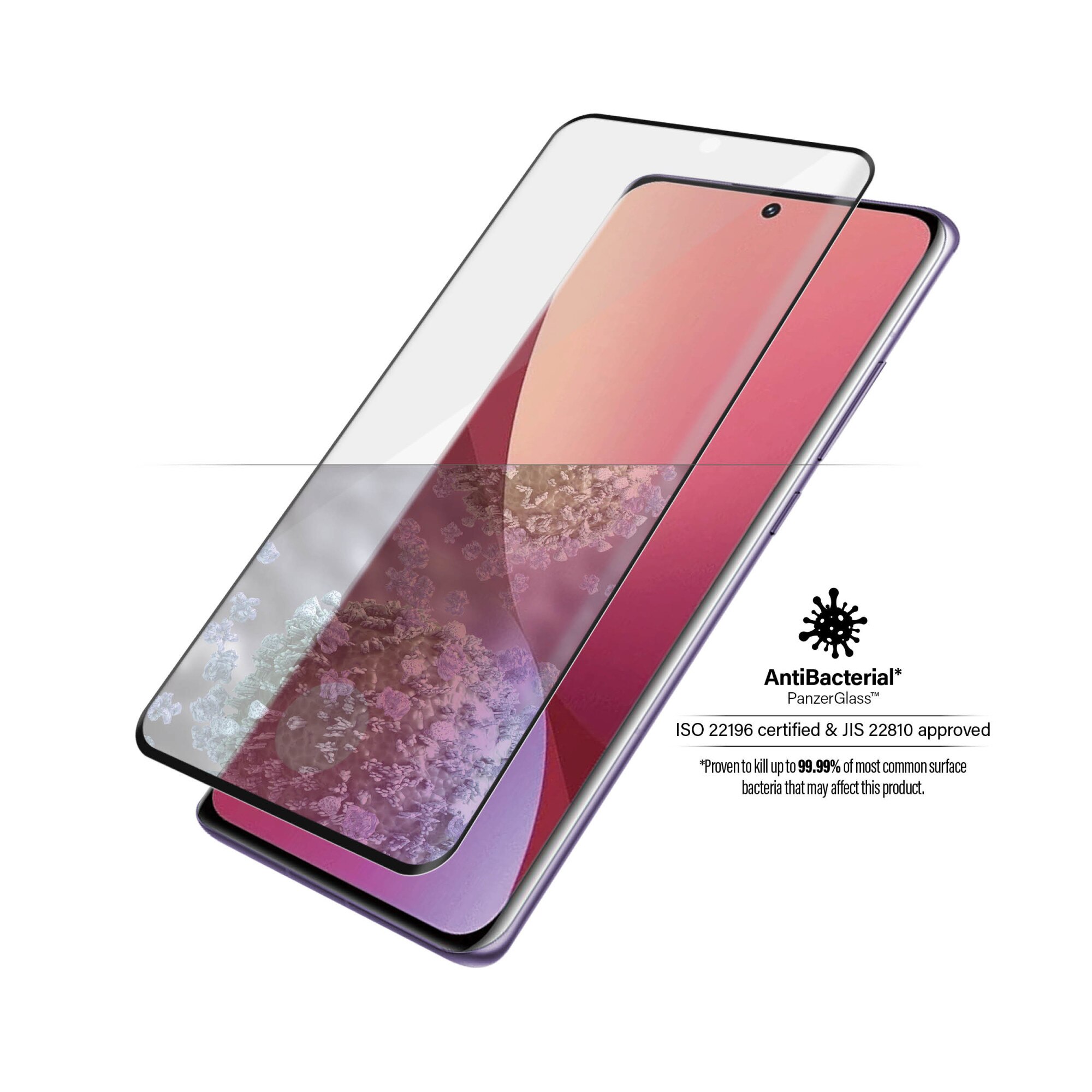 Protector de sticla PanzerGlass pentru Xiaomi 12/12x, pentru carcasa, negru, AB