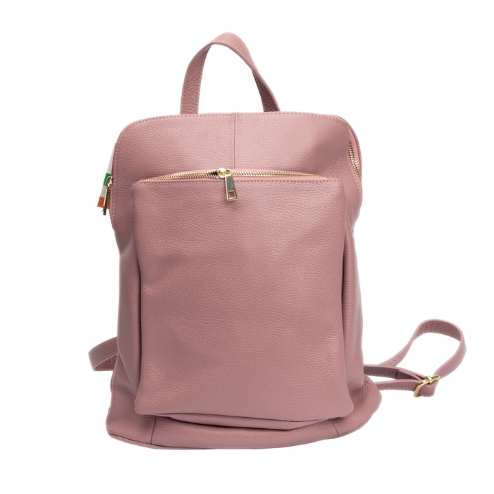 Rucsac dama, piele, Toro Nero, Duality, Roz