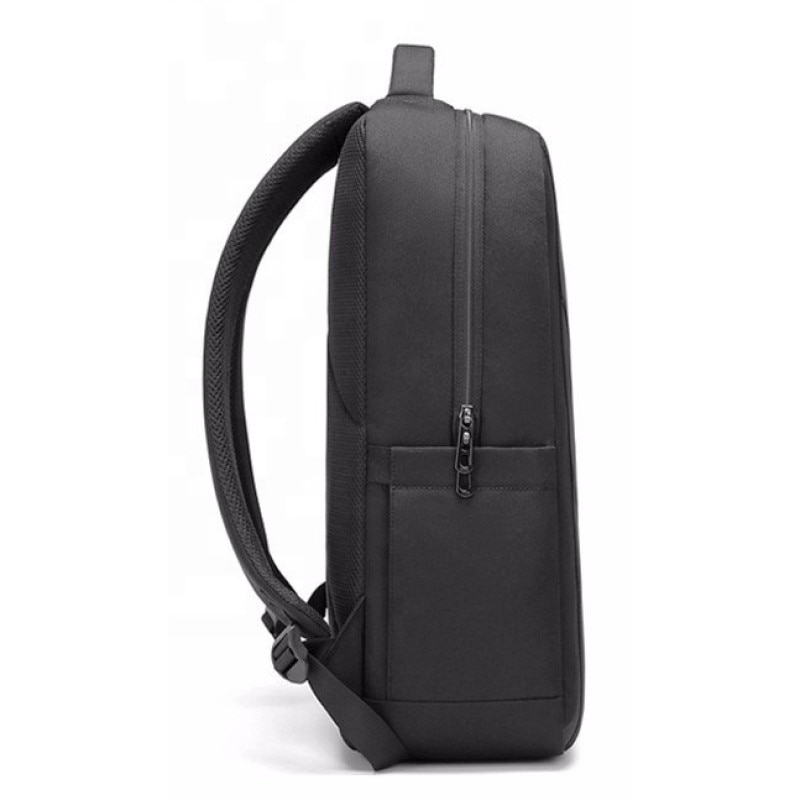Rucsac laptop 15.6", smart casual, compact, impermeabil, Escalate, 47x15x31 cm, Negru