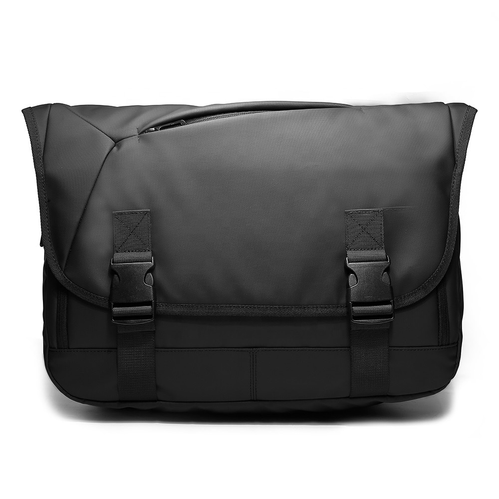 Geanta laptop 15.6", de umar sau de piept, tip messenger, expandabila, Escalate, 43x16x32 cm, Gri
