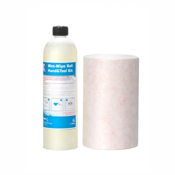 Lavete, 1 solutie a 1000ml si 1 rola de lavete Lavete, 1 solutie a 1000ml si 1 rola de lavete