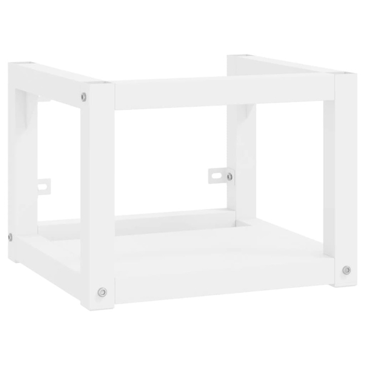 Cadru chiuveta de baie pentru depozitare pentru perete, alb, 40x38x31 cm, fier, Universal si Frumos, Greutate 4,64 - 428008