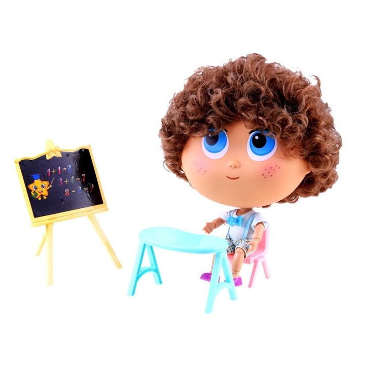 Iskolai babakészlet/3 kiegészítő, Jokomisiada, Műanyag, Többszínű