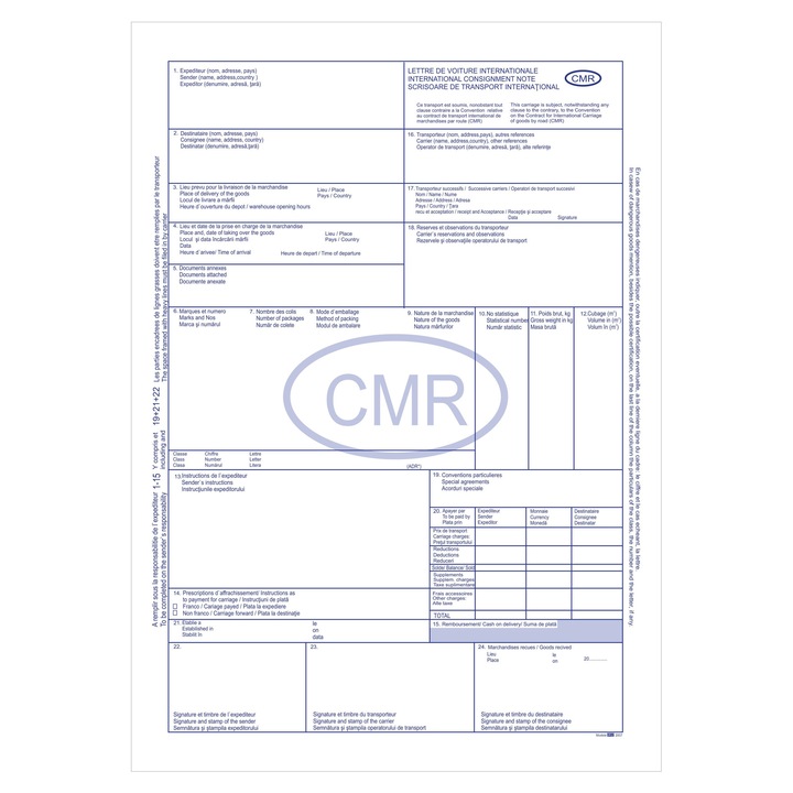 CMR international 5 exemplare 125 file