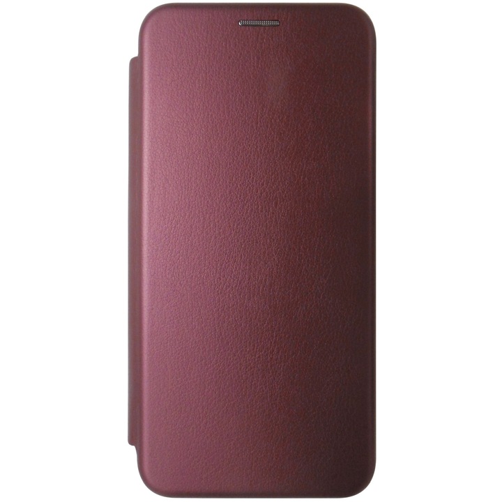 Husa tip carte cu stand Elegance rosu visiniu pentru Xiaomi Redmi 9A, 9AT