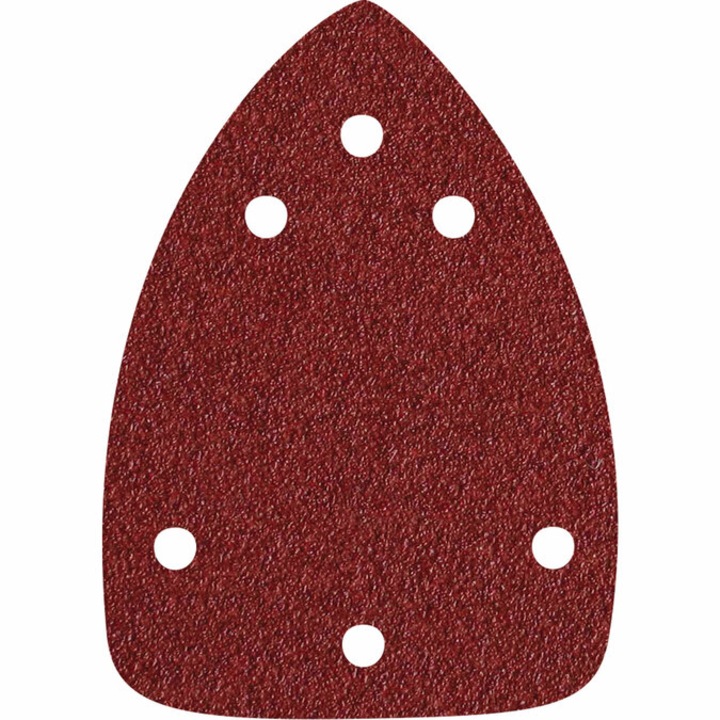 Extol 245100 delta csiszolópapír, lyukas készlet 10db-os, 97x140mm-es