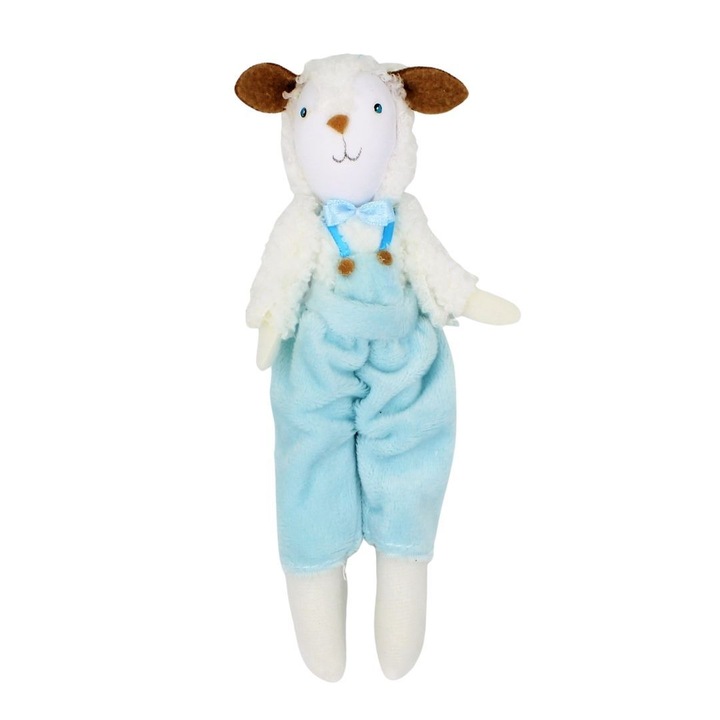 Декорация Zooky овца със сини панталони, 21 × 5 см