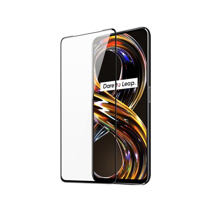 Realme 8i-vel kompatibilis Duxducis Secure Glass Film, Full Glue – tokbarát