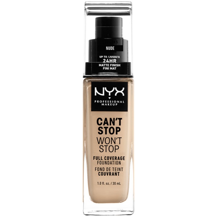 Фон дьо тен NYX PM Can't Stop Won't Stop 6.5 Nude, 30 мл