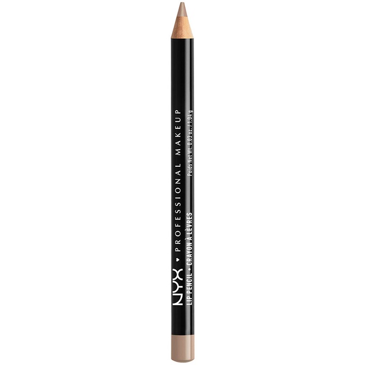 Creion pentru buze NYX PM Slim Lip 855 Nude Truffle, 1 g