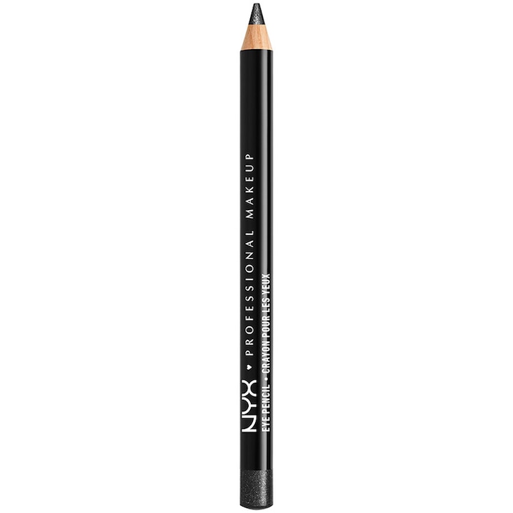 Creion pentru ochi NYX PM Slim Eye 940 Black Shimmer, 1 g