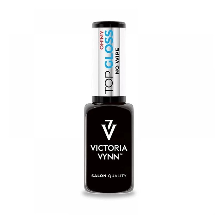 Top coat stralucitor, Victoria Vynn, Top No Wipe Gloss Hybrid, 8 ml, Transparent