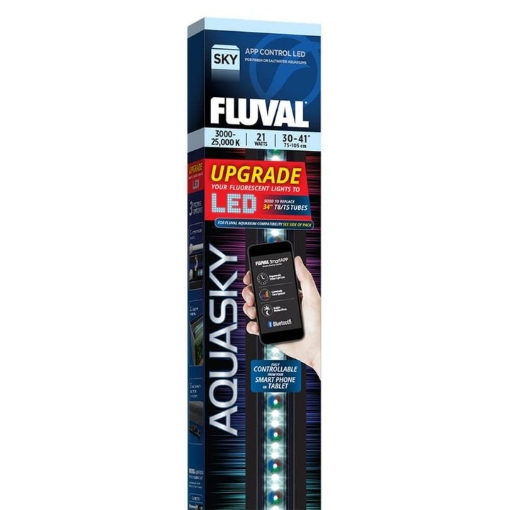 Lampa Fluval Led Aquasky 21W/75-105 Cm