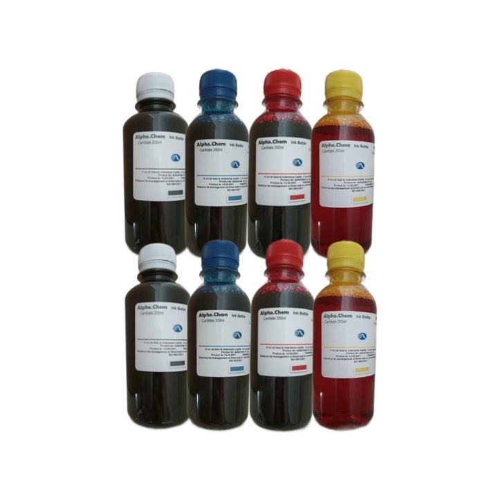 Batch Tintás üveg AlphaChem HP (56/57) 2x200ml C6656AE Fekete 2x200ml C6657AE Cián 2x200ml C6657AE Bíborvörös 2x200ml C6657AE Sárga