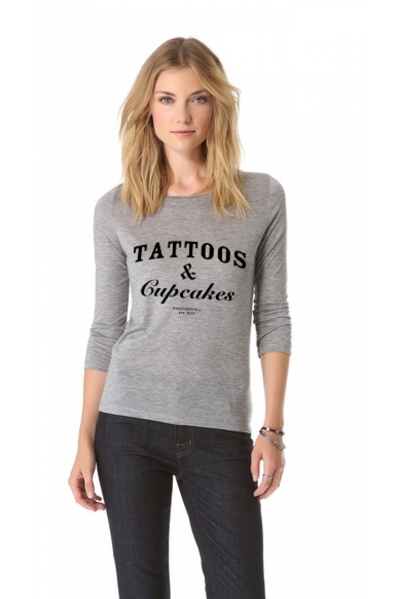 Bluza Tattoos & Cupcakes THEICONIC, Gri