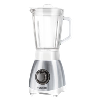 Blender Sencor SBL 3271SS, 250W, Zdrobire gheata, 2 viteze, 0.8 l. Vas Sticla, Argintiu Blender Sencor SBL 3271SS, 250W, Zdrobire gheata, 2 viteze, 0.8 l. Vas Sticla, Argintiu