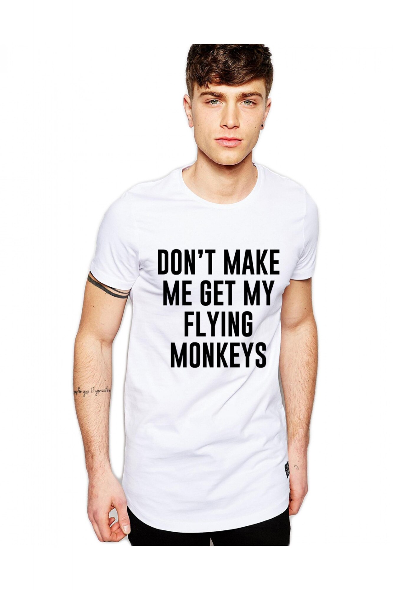 Tricou barbati alb - Flying Monkeys, Alb