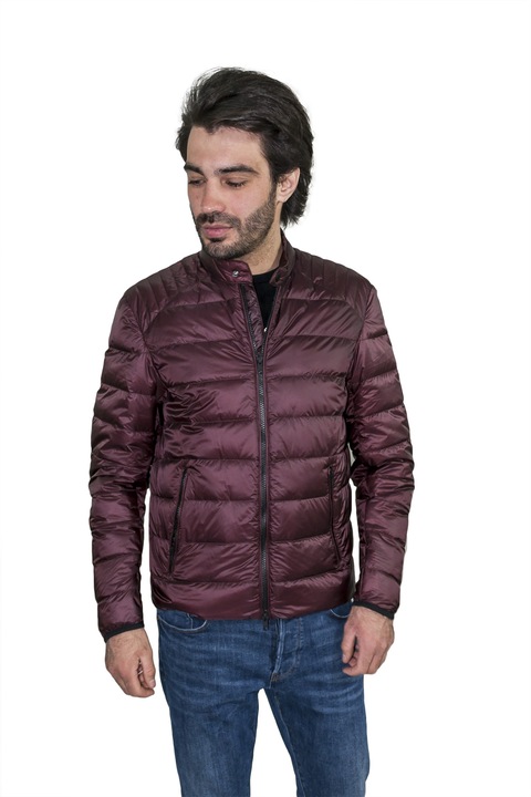 Geaca Comfy cu puf natural de gasca, Artieri,, Visiniu