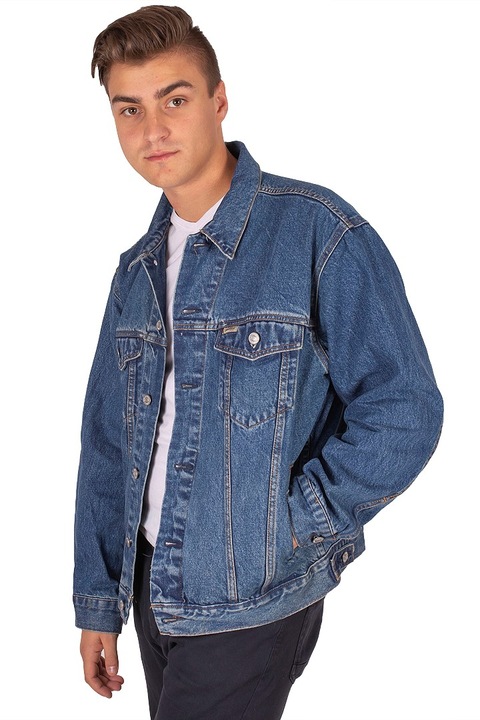 Geaca de jeans pentru barbati, Albastru