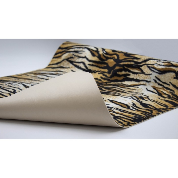 Covoras universal Africa Tigru, Gemitex, 67 cm x 150 cm, microfibra