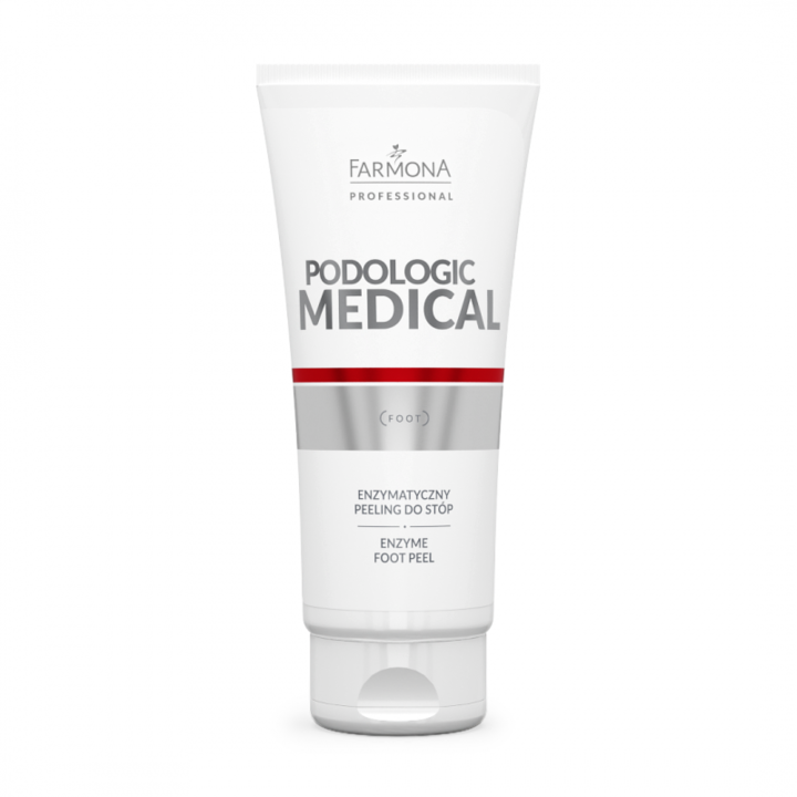 Peeling enzimatic Podologic Medical pentru picioare, Farmona, Acid hialuronic/Colagen, 200 ml