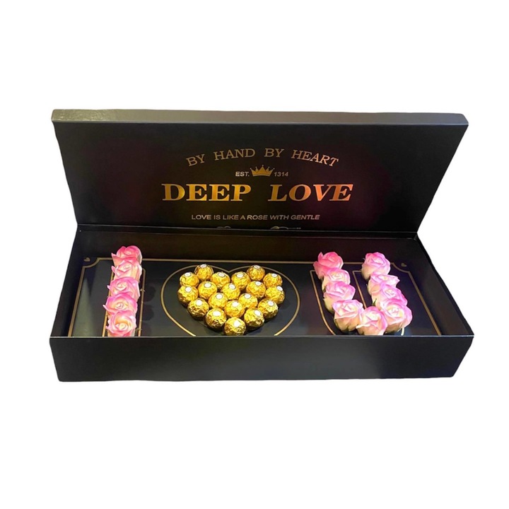 Deep love box - fekete