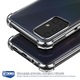Кейс за Samsung M51 - Удароустойчив, Силиконов с твърд гръб, пластифициран, Anti Drop ъгли, Gekko Clear