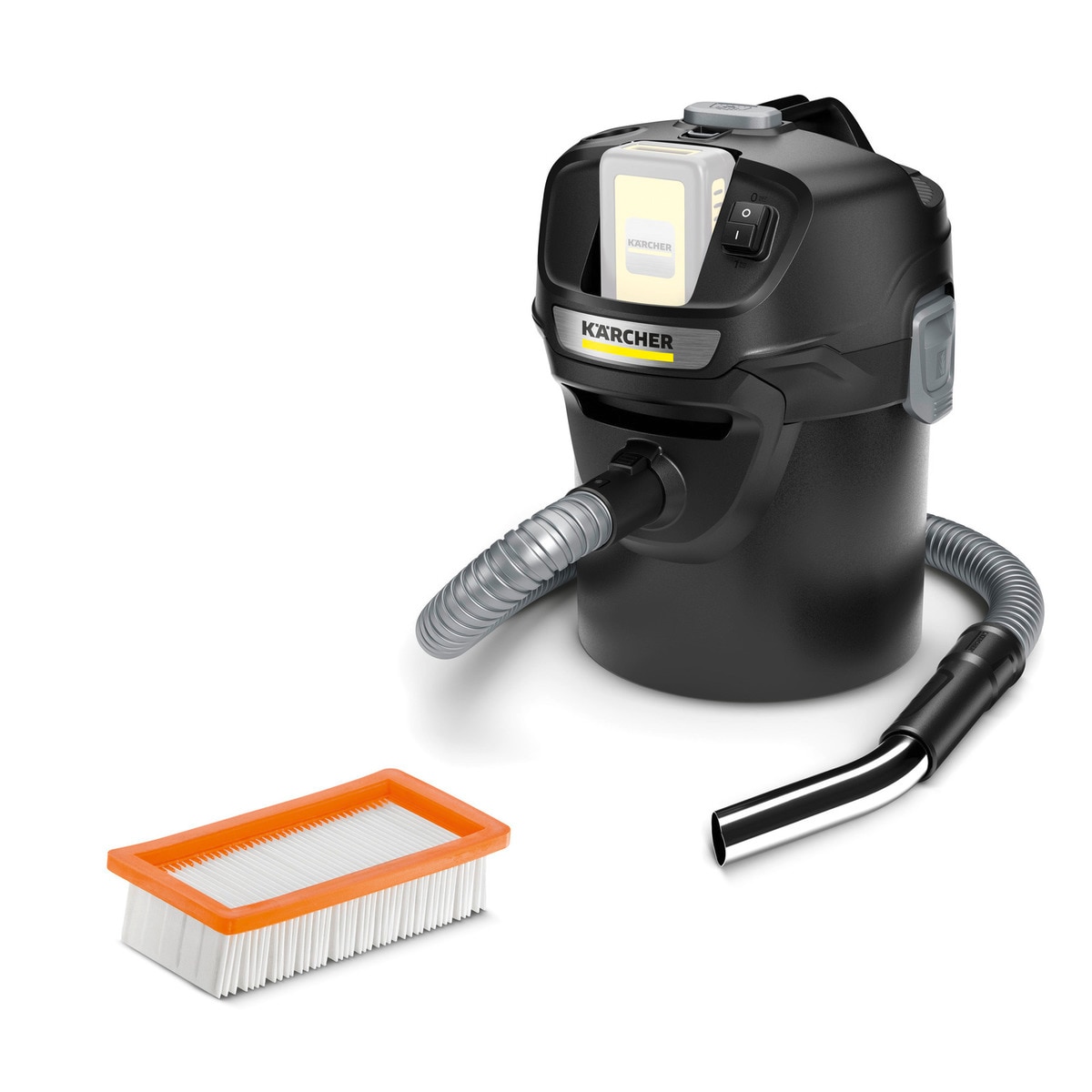 Aspirator cenusa, Karcher, Negru